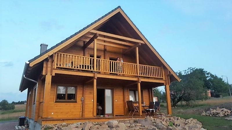 Holzblockhaus Magdalena Villa Altenberg  Exterior foto